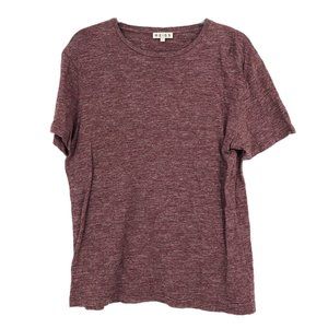 Reiss Red Basic Round Neck T-Shirt | Size L